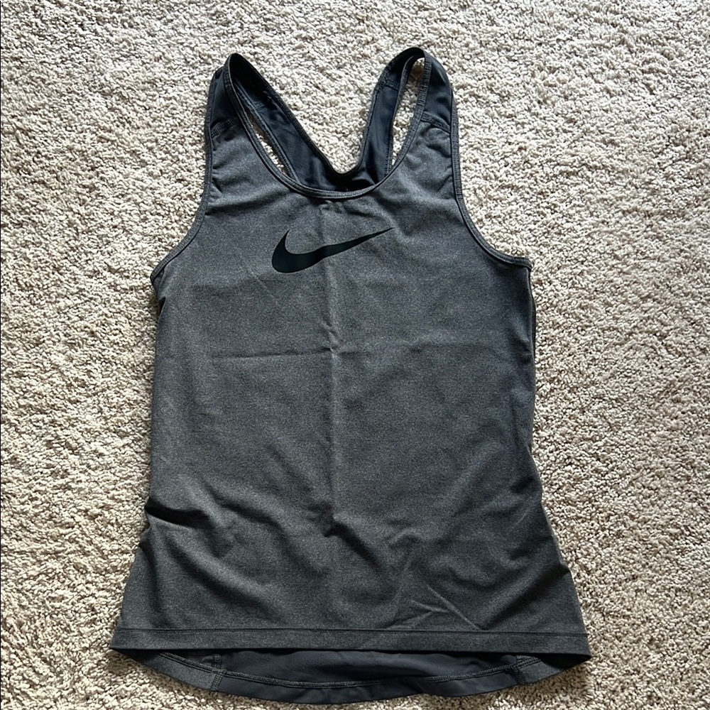Nike Pro Gray Dry-FIT Tank Top